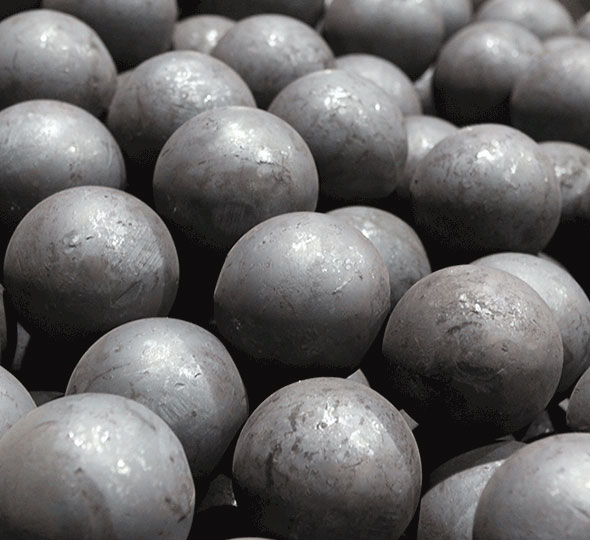 Hot rolled and forged wear-resistant steel balls